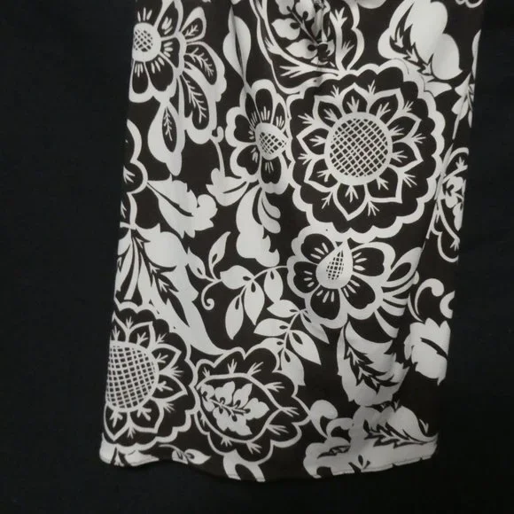 JESSICA | small | Made In Canada | Brown Floral Dress | Tie Back | NWOT - Picture 11 of 11